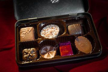 Pralinen in einer Box