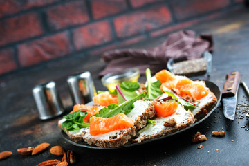 butterbreads with fish