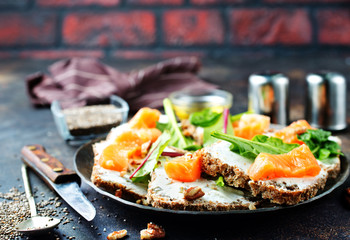 butterbreads with fish