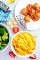 ingredients for pasta