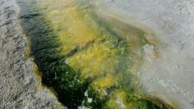 Geyser flowing