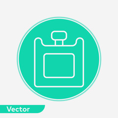Perfume vector icon sign symbol