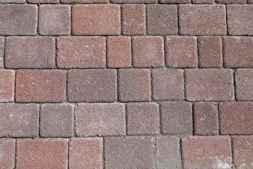 Brick floor, cement block. Background and texture.