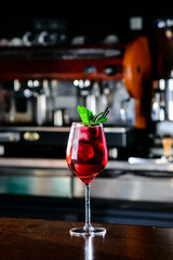 Sangria Spanish drink of red wine mixed
