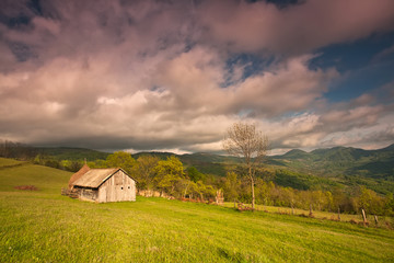 Mountain spring valley