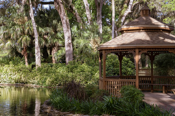 Peaceful Japanese garden