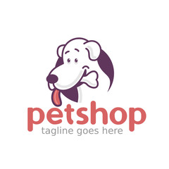 Petshop logo template