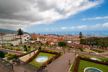 Naklejka premium Jardines Marquesado de la Quinta Roja, La Orotava, Teneriffa, Kanaren,