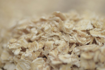 Serving of oats and banana