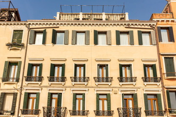 Fototapeta premium Italy, Venice, views and architectural details typical of the Venetian style.