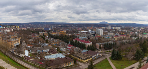 Fototapeta na wymiar Panorama of Pyatigorsk in March