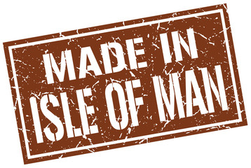 made in Isle Of Man stamp