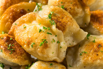 Homemade Fried Polish Potato Pierogis