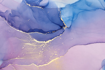  Abstract colorful background, wallpaper. Mixing acrylic paints. Modern art. Marble texture. Alcohol ink colors  translucent