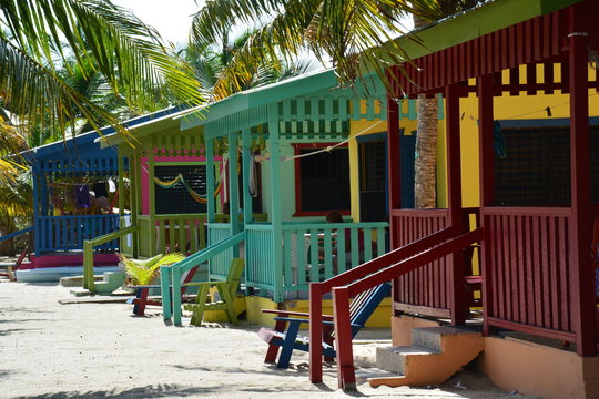 Bungalow Coloré Plage de Placencia Belize