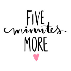 Vector hand drawn lettering phrase. Modern brush calligraphy.