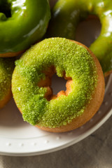 Homemade Green Tea Matcha Donuts