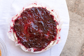 Semifreddo with berries