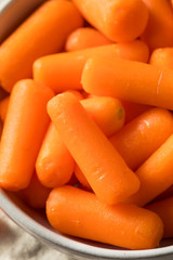 Raw Organic Orange Baby Carrots