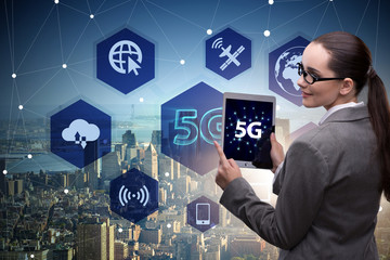 5g concept of internet connection technology
