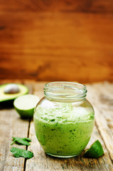 Greek yogurt avocado cilantro lime dressing