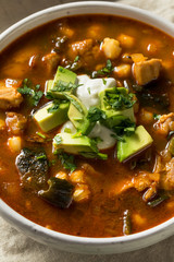 Homemade Mexican Pozole Soup