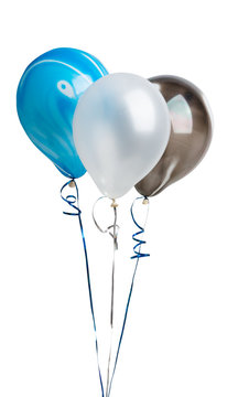 helium balloons isolated