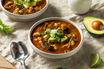 Homemade Mexican Pozole Soup