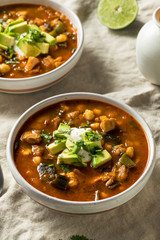 Homemade Mexican Pozole Soup