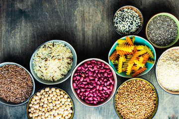 Organic food concept