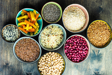 Organic food concept