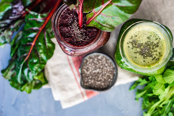 Organic food concept