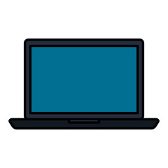 laptop computer isolated icon