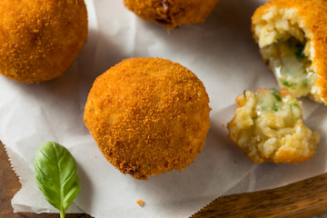 Homemade Deep Fried Risotto Arancini