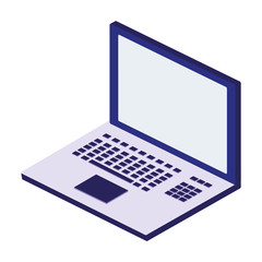 laptop computer isolated icon