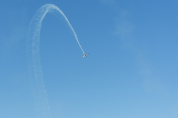 acrobatic plane flying in the sky