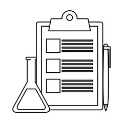 checklist clipboard with pen