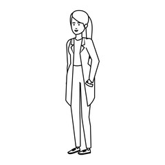 professional female doctor avatar character