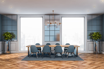 Modern conference room interior