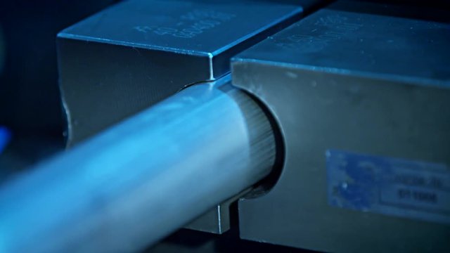 Rohrbiegemaschine, verschiedene Einstellungen (RED cinema Kamera)