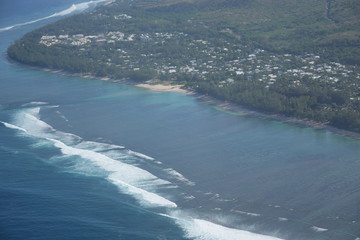 La réunion vue du ciel