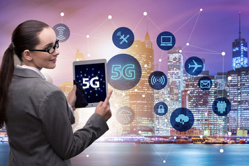 5g concept of internet connection technology