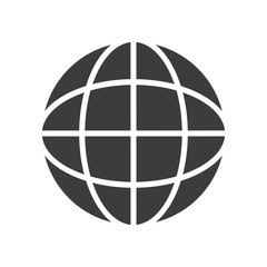 Earth vector icon in modern flat style isolated. Symbol earth is good for your web design.