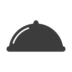 Lunch vector icon in modern flat style isolated. Lunch can support is good for your web design.