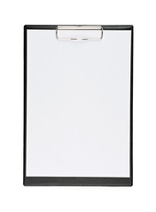 Clipboard isolated on white background.    