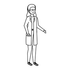 professional female doctor avatar character