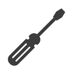 Screwdriver vector icon in modern flat style isolated. Screwdriver can support is good for your web design.