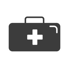 Rescue case vector icon in modern flat style isolated. Rescue case can support is good for your web design.