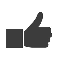 Finger vector icon in modern flat style isolated. Finger can support is good for your web design.