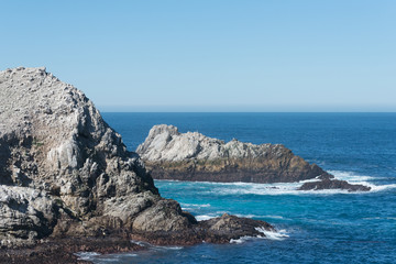 Cliffs in California